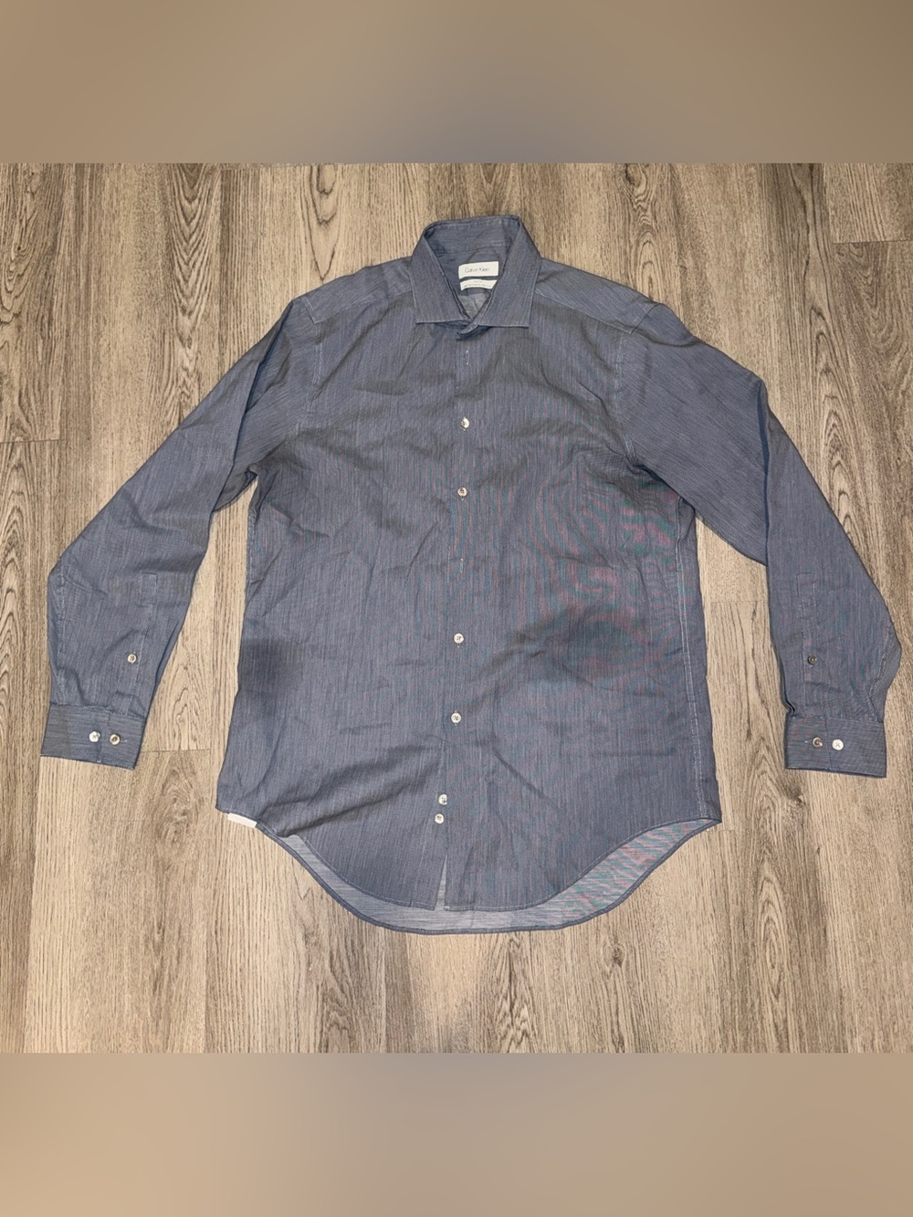 Calvin Klein Men’s Slim Fit Performance Non-Iron Button Up 16 32/33
